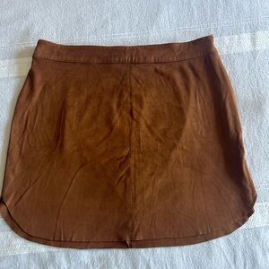 Forever 21 Skirt Suede Like Material